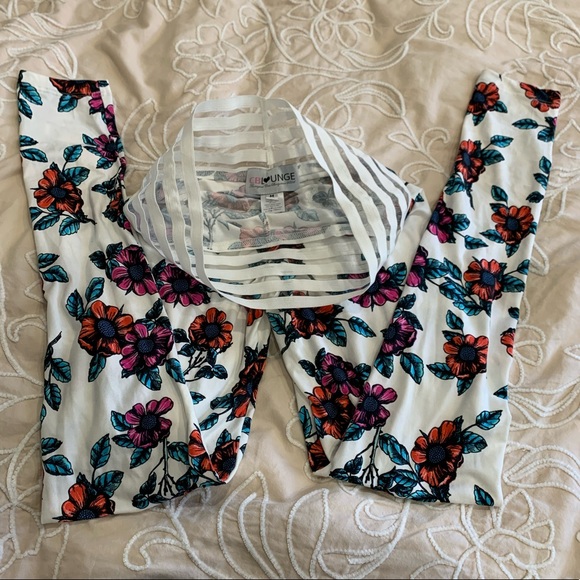 Floral Cute Booty Lounge Scrunch Butt Leggings - Picture 6 of 9